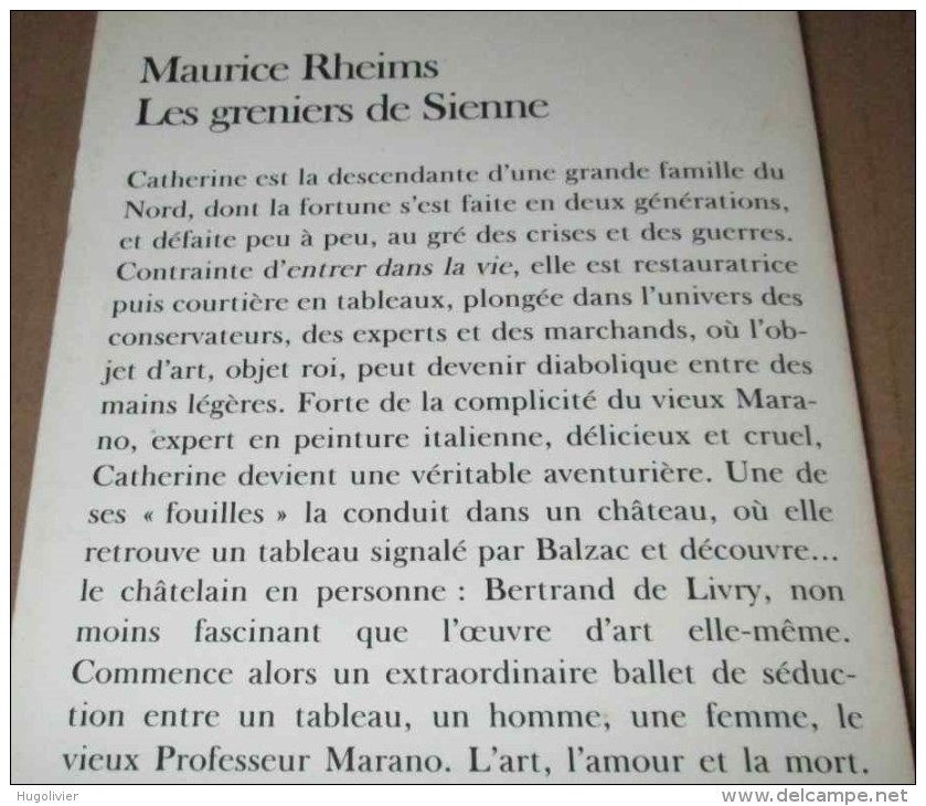 Maurice Rheims Les Greniers De Sienne - Fantásticos