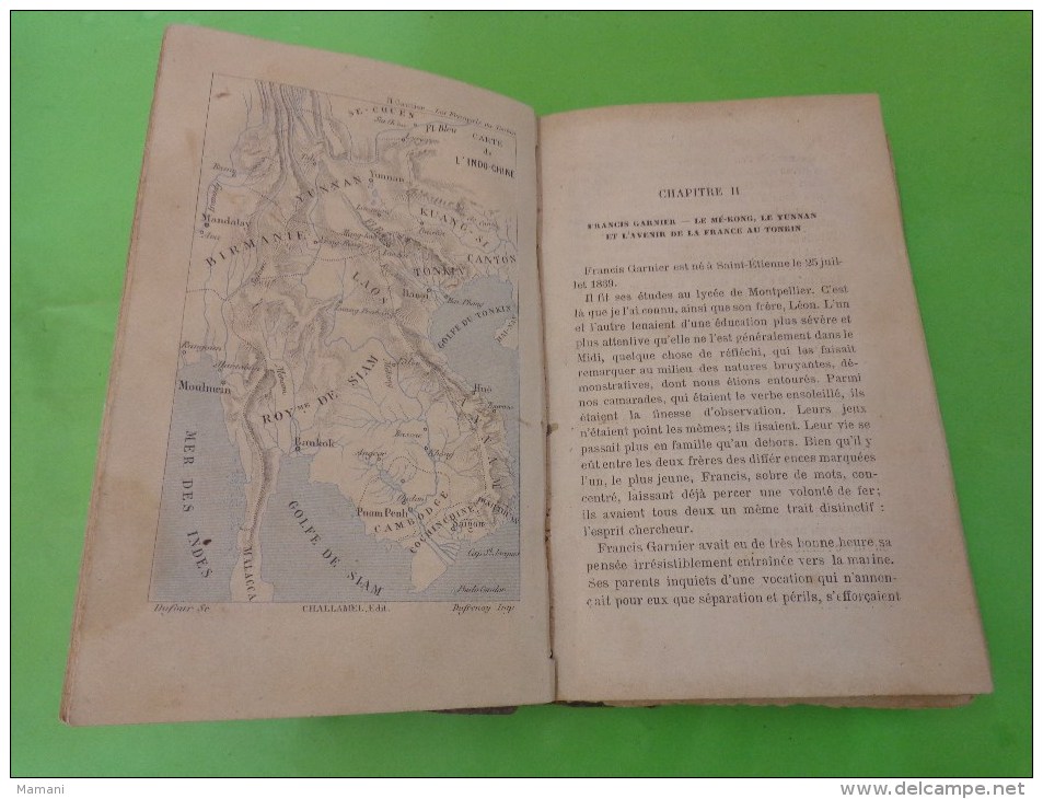 les francais au tonkin 1787-1883 par francis garnier etc...--