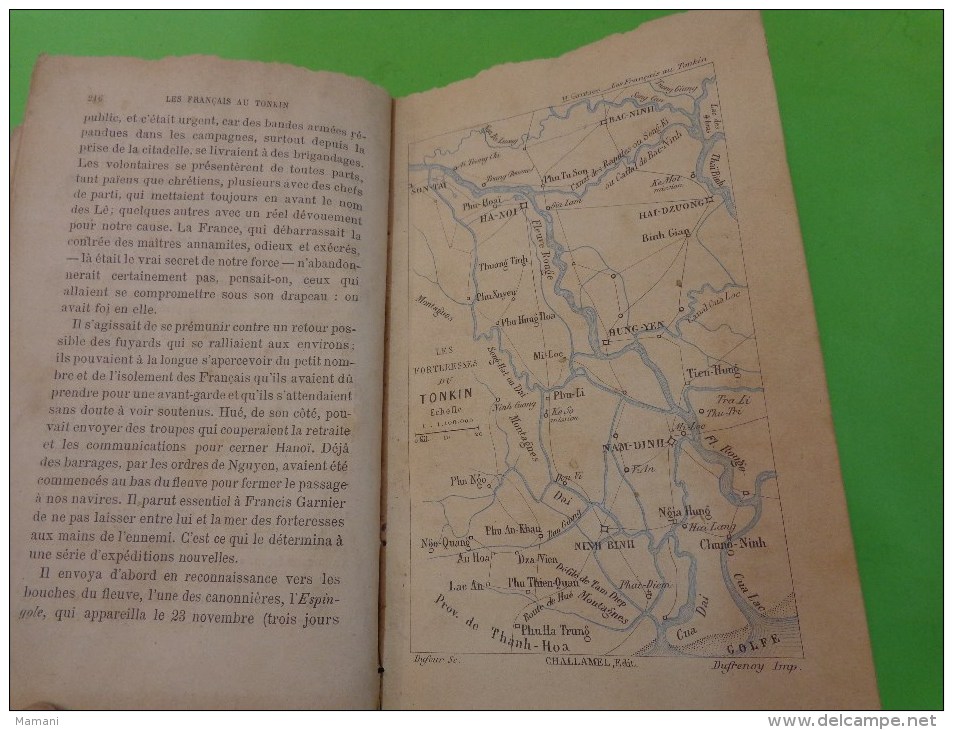 les francais au tonkin 1787-1883 par francis garnier etc...--