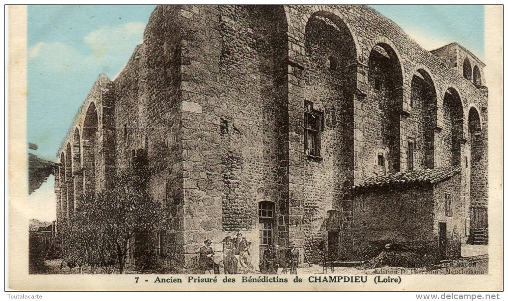 CPSM 42 ANCIEN PRIEURE DES BENEDICTINS DE CHAMPDIEU 1938 - Saint Chamond