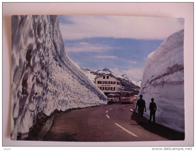 Postcard Postal Switzerland Grimsel-Pashöhe 2165 M Bus - Other & Unclassified