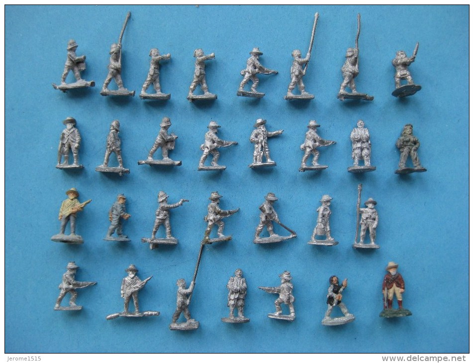 30 Figurines En Plomd 15 Mm  : Soldats Anglais Et Les Colonies  & - Sonstige & Ohne Zuordnung