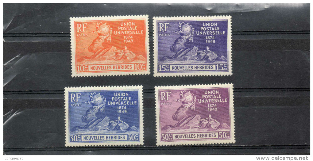 Nelles HEBRIDES  : U.P.U. (Union Postale Universelle) : 75ème Anniversaire : Monument De Berne - Unused Stamps