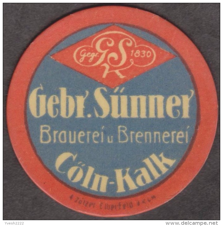 Allemagne 1923. Timbre-monnaie. Brauerei Und Brennerei. Cöln-Kalk. Frères Sünner, Brasserie Et Distillerie, Cologne - Beers
