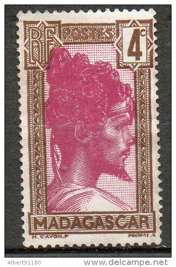 MADAGASCAR  20c Violet Brun 1930-38  N°163 - Neufs