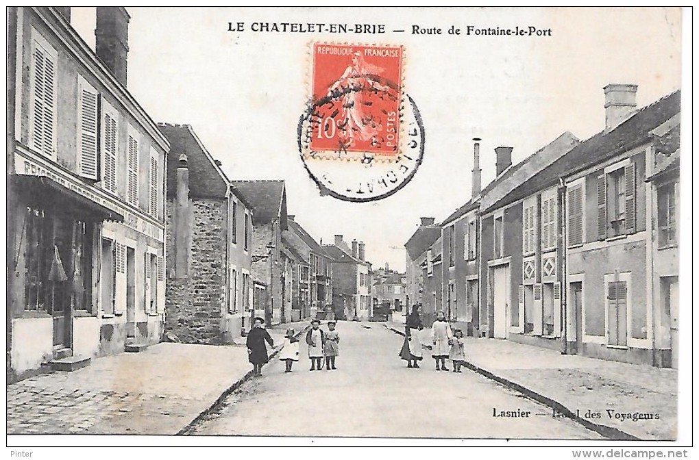 LE CHATELET EN BRIE - Route De Fontaine Le Port - Le Chatelet En Brie