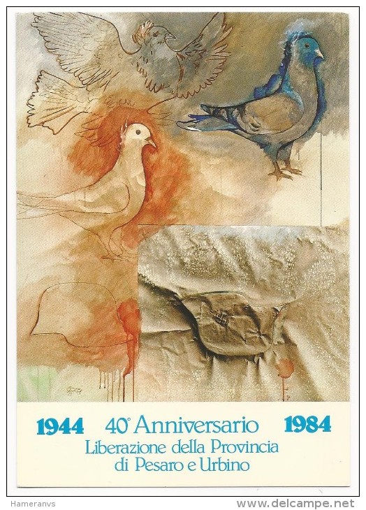 40° Anniversario Liberazione Della Provincia Di Pesaro Urbino - H2630 - Pesaro