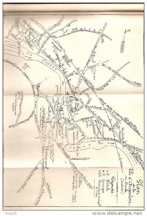 36 - ARGENTON - Livre De 60 Pages " Argenton Et La Vallée De La Creuse " De Gautier Et Langlois - 1901-1940