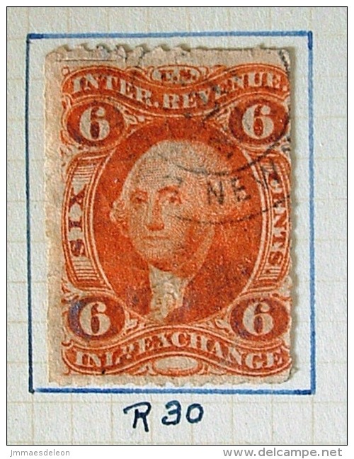 USA 1862 Revenue Stamps (Fiscal) - R30 - Revenues