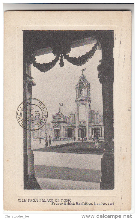 Old Postcard, Franco Britisch Exhibition London, View From Palace Of Music (pk17860) - Other & Unclassified