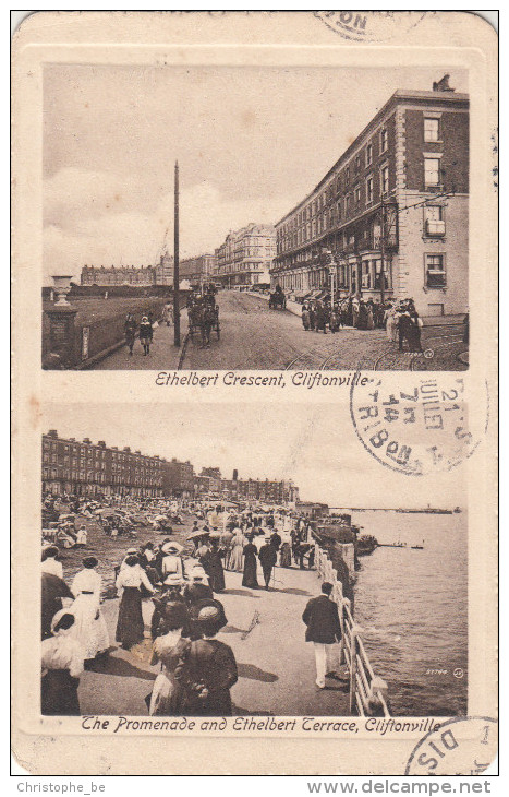 Cliftonville, Ethelbert Crescent, The Promenade And Ethelbert Terrace (pk17880) - Andere & Zonder Classificatie