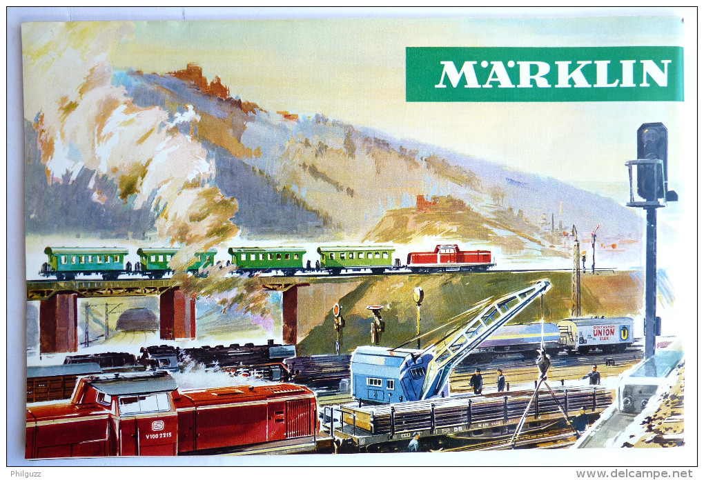 CATALOGUE TRAIN MARKLIN 1966 - 67 TRAINS LOCO - France