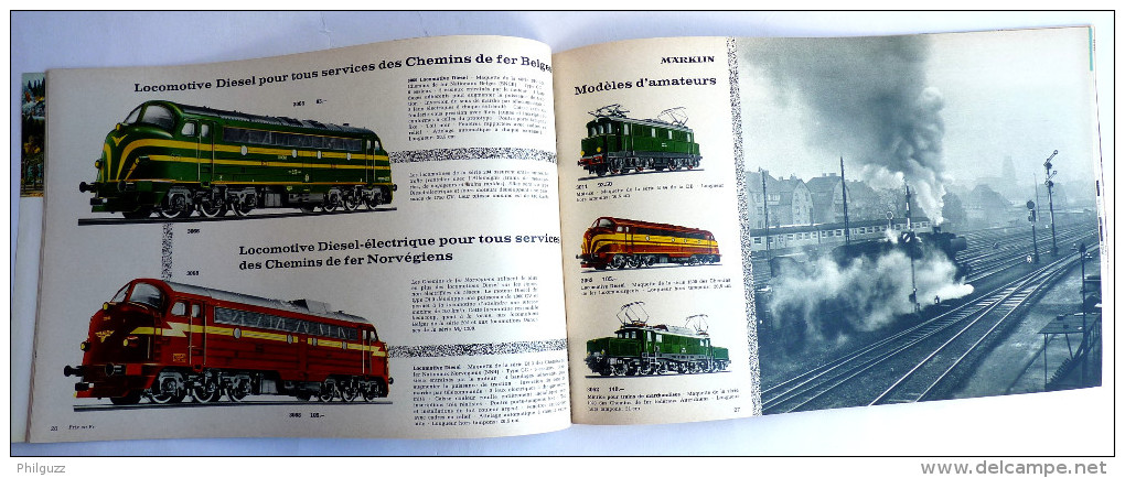 CATALOGUE TRAIN MARKLIN 1966 - 67 TRAINS LOCO - Francia