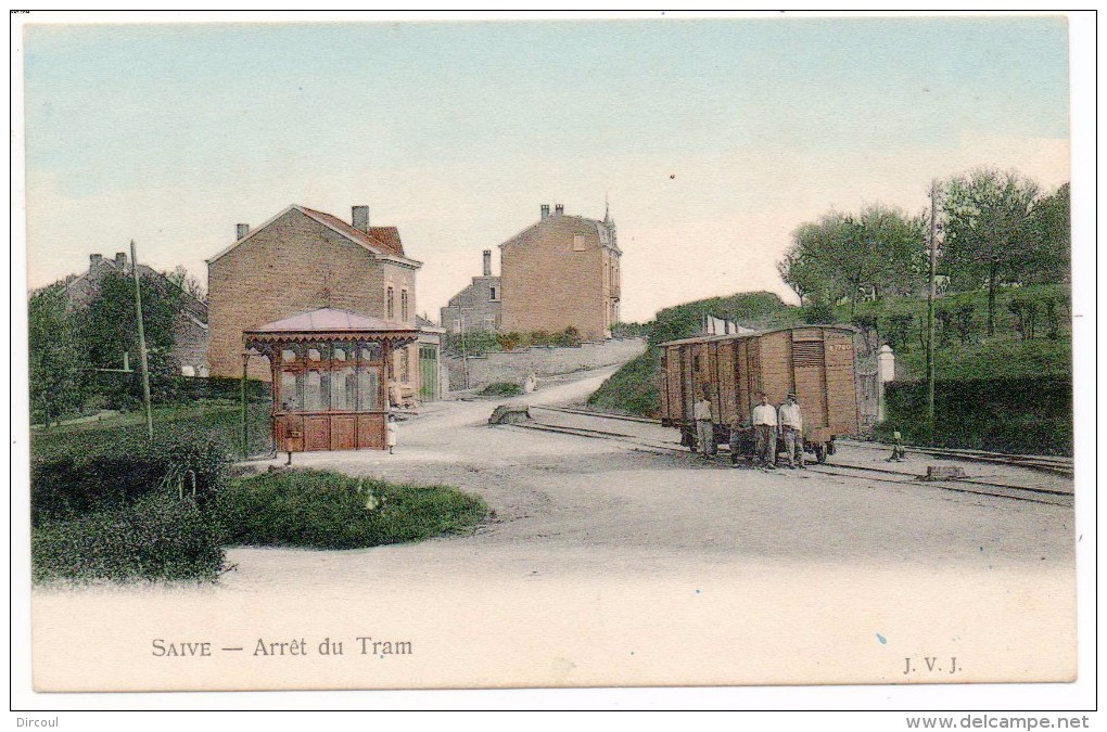 30707  -   Saive  Arrêt  Du  Tram -  Couleur - Blégny