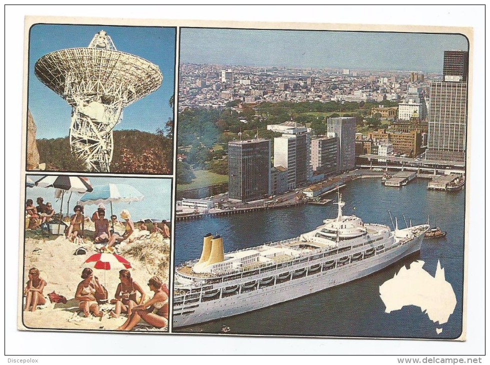 A3093 Australia - Multiviews - Navi Ships Bateaux / Non Viaggiata - Altri & Non Classificati