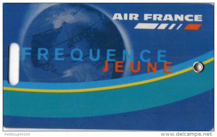 ETIQUETTE  A  BAGAGES  AIR FRANCE  Fréquence  Jeune - Baggage Labels & Tags