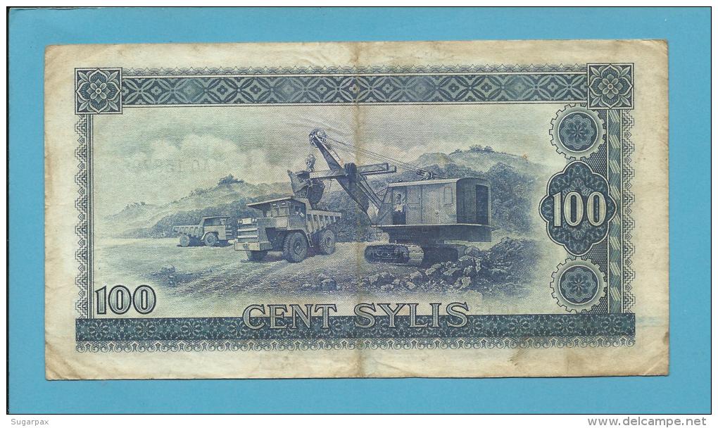 GUINEA - 100  SYLIS - 1980 - P 26 - 2 Scans - Guinea