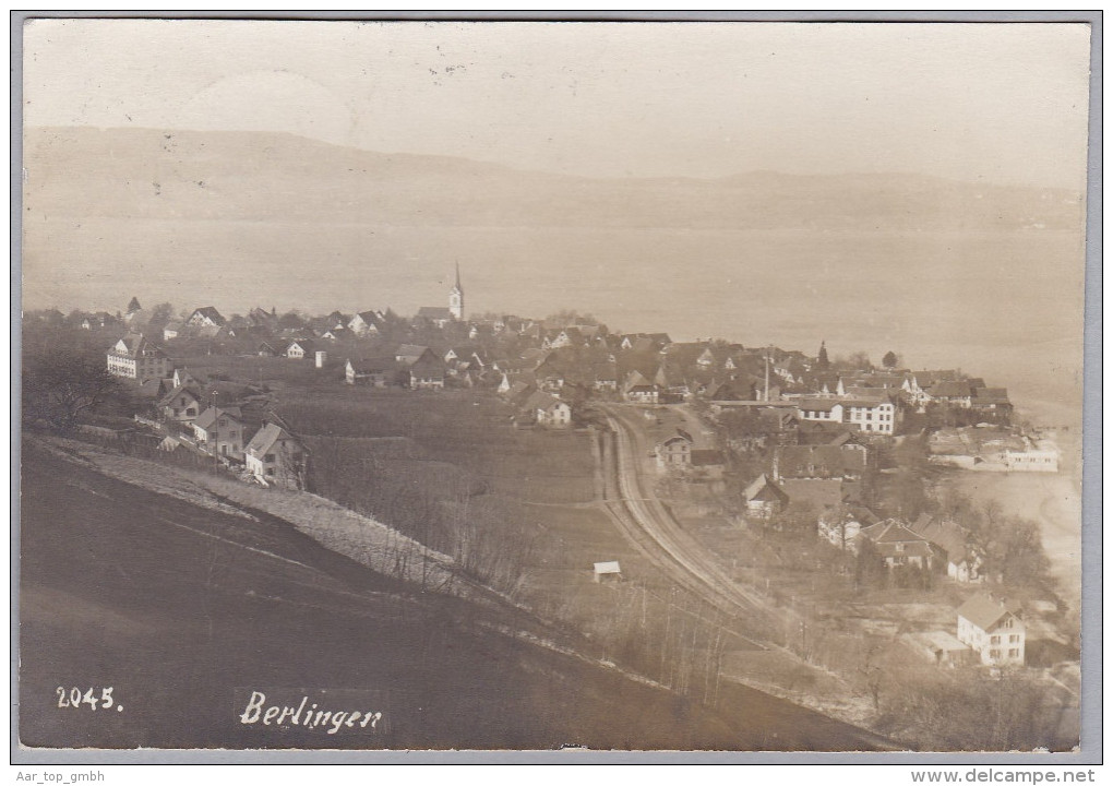 AK TG BERLINGEN 1918-08-08 Berlingen Totalansicht - Berlingen