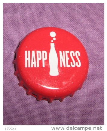 Coca-cola - Bottle Cap / Magnet - Happiness, Croatia, 2015. - Casquettes