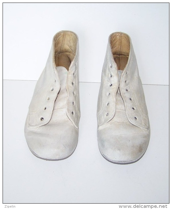 Ancienne Paire Chaussures Cuir Enfant  Marque Little Mary, Poupée ? - Scarpe