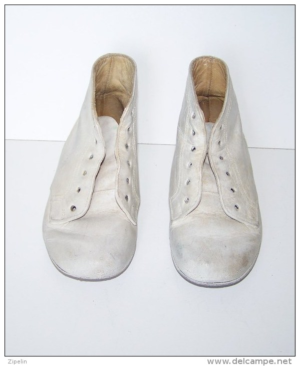 Ancienne Paire Chaussures Cuir Enfant  Marque Little Mary, Poupée ? - Zapatos