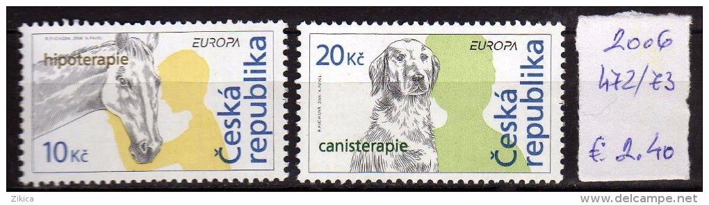 Czech Republic - 2006 - Europa CEPT - Integration.MNH.horse,dog - Neufs