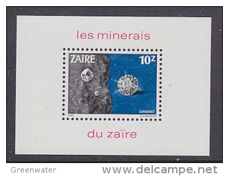 Zaire 1983 Minerals M/s ** Mnh (21605) - Ongebruikt