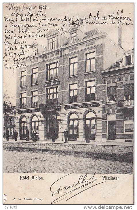 Ays-B Vlissingen - Flessinge - Ile De Wolcheren -  Hotel Albion - 1904 - Vlissingen