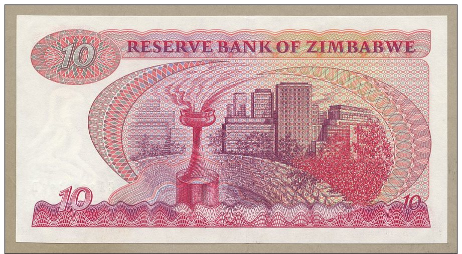 ZIMBABWE - $10  1982  Salisbury  P3b  Uncirculated  ( Banknotes ) - Zimbabwe