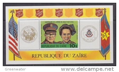 Zaire 1980 Salvation Army / L'Armee Du Salut M/s ** Mnh (21626) - Ongebruikt