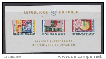 Congo 1964  University Lovanium M/s ** Mnh (21629) - Nuevas/fijasellos