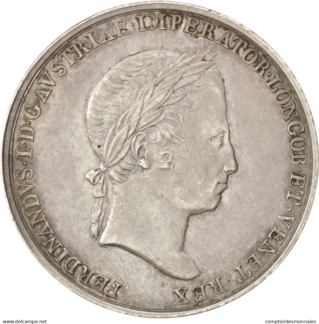 Monnaie, Italie, 1 Lira, 1838, SUP, Argent - Lombardije-Venetië