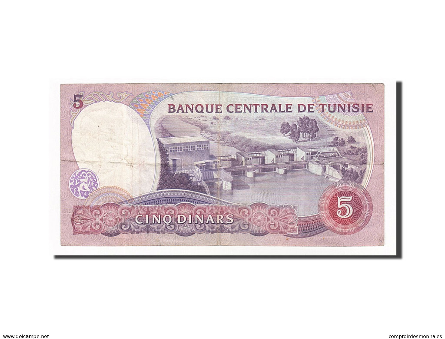 Billet, Tunisie, 5 Dinars, 1983, 1983-11-03, TB+ - Tunisie