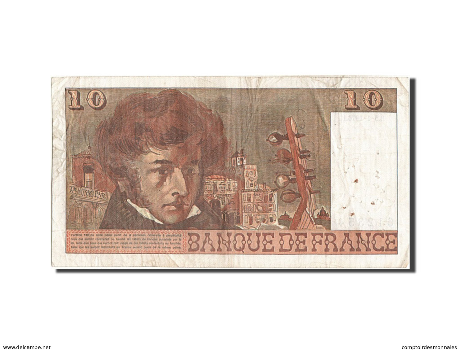 Billet, France, 10 Francs, 10 F 1972-1978 ''Berlioz'', 1976, 1976-01-05, TB - 10 F 1972-1978 ''Berlioz''