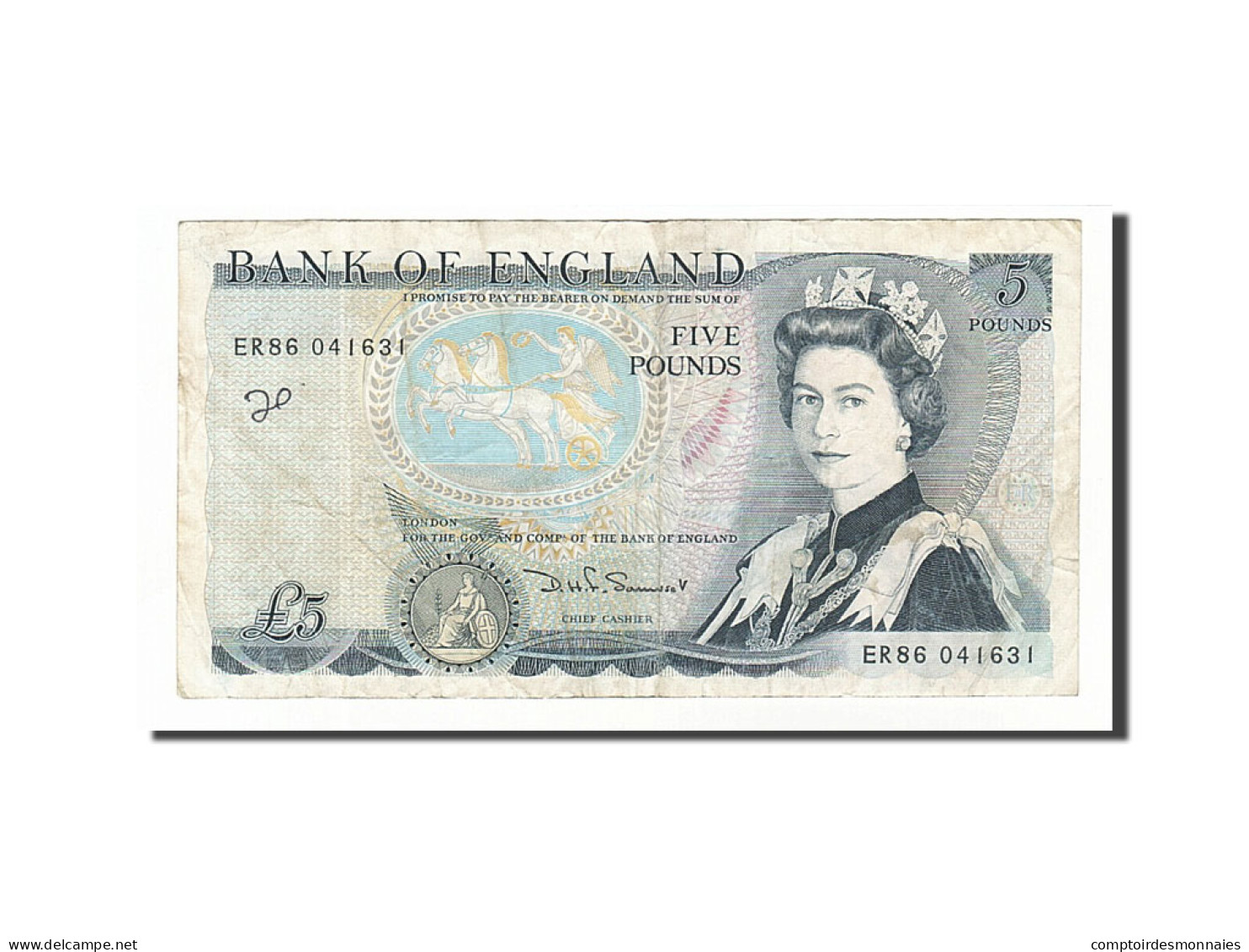 Billet, Grande-Bretagne, 5 Pounds, 1987, TB - 5 Pond