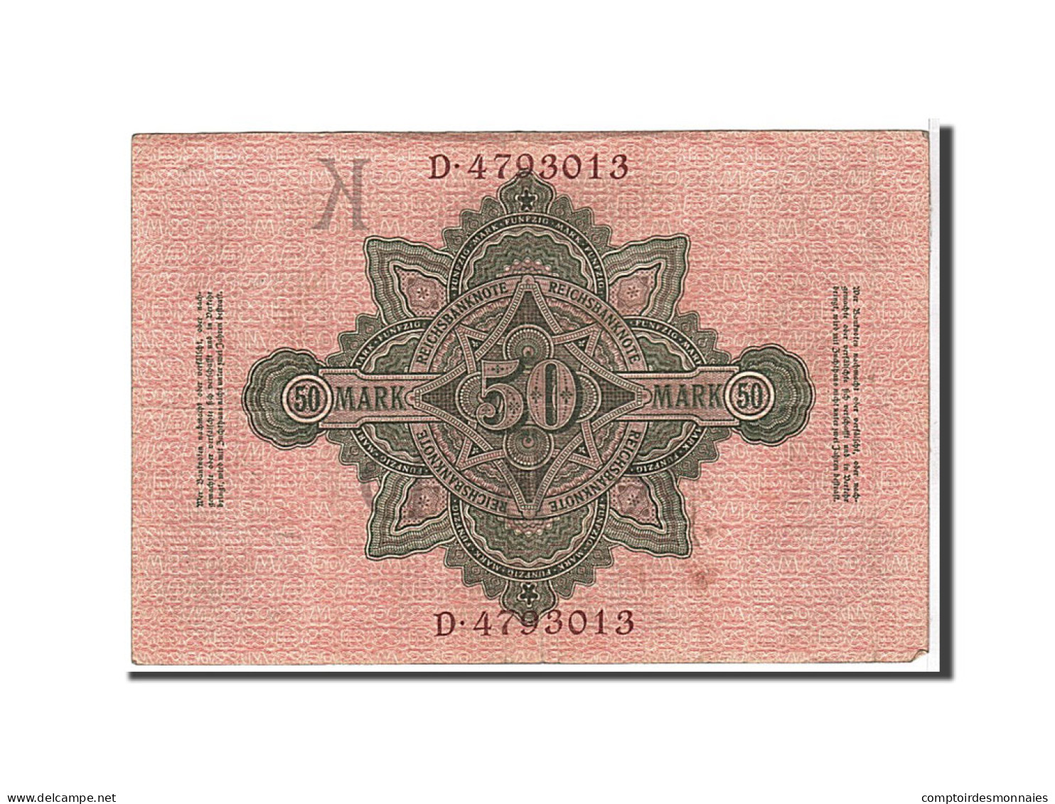 Billet, Allemagne, 50 Mark, 1910, KM:41, TTB - 50 Mark