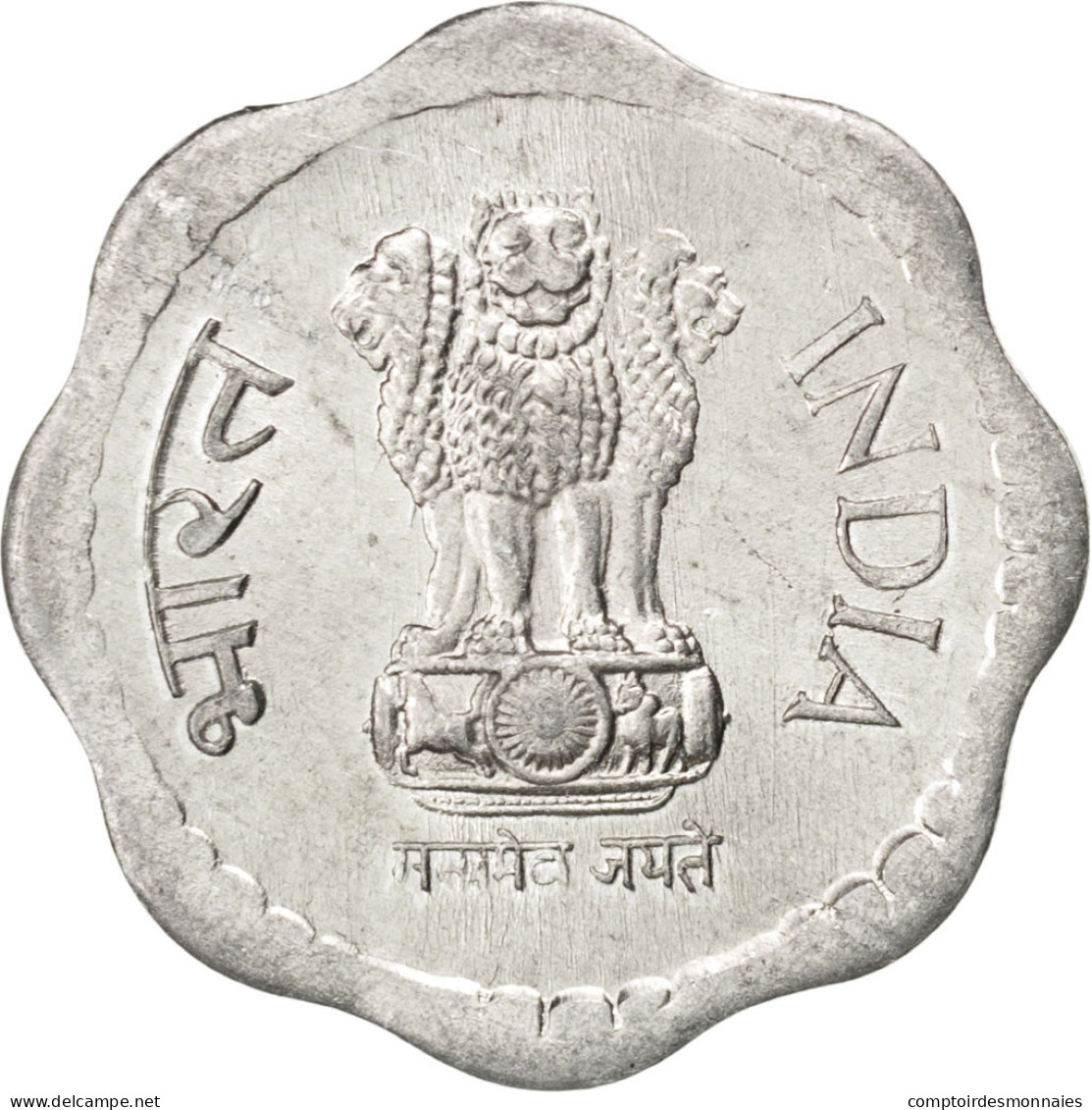 Monnaie, INDIA-REPUBLIC, 10 Paise, 1987, SUP+, Aluminium, KM:39 - Inde