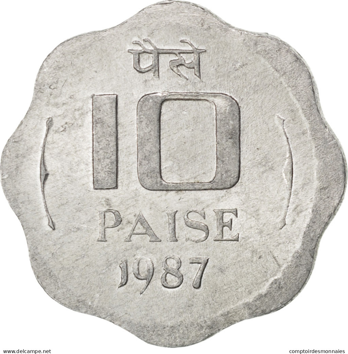 Monnaie, INDIA-REPUBLIC, 10 Paise, 1987, SUP+, Aluminium, KM:39 - India