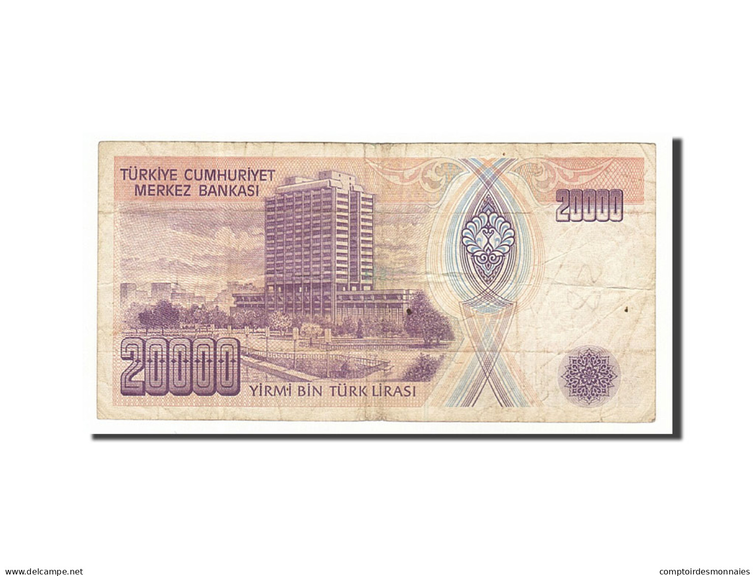 Billet, Turquie, 20,000 Lira, 1995, TB - Turchia