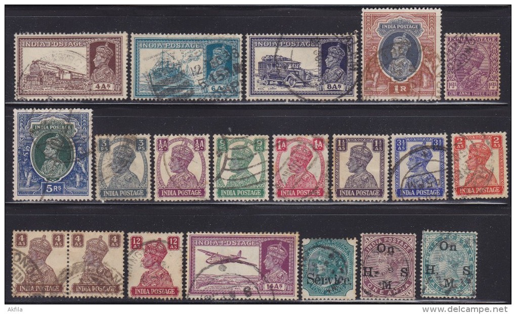 3131. India, Old Stamp Accumulation, Used (o) - Collections, Lots & Séries