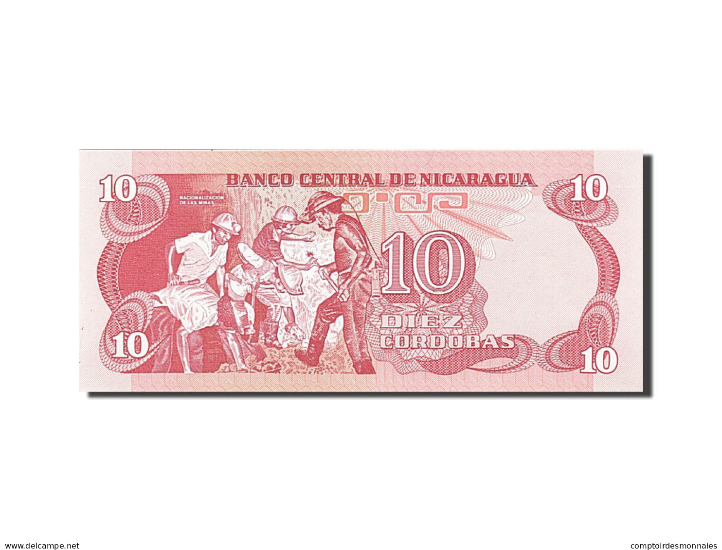 Billet, Nicaragua, 10 Cordobas, 1979, SPL - Nicaragua