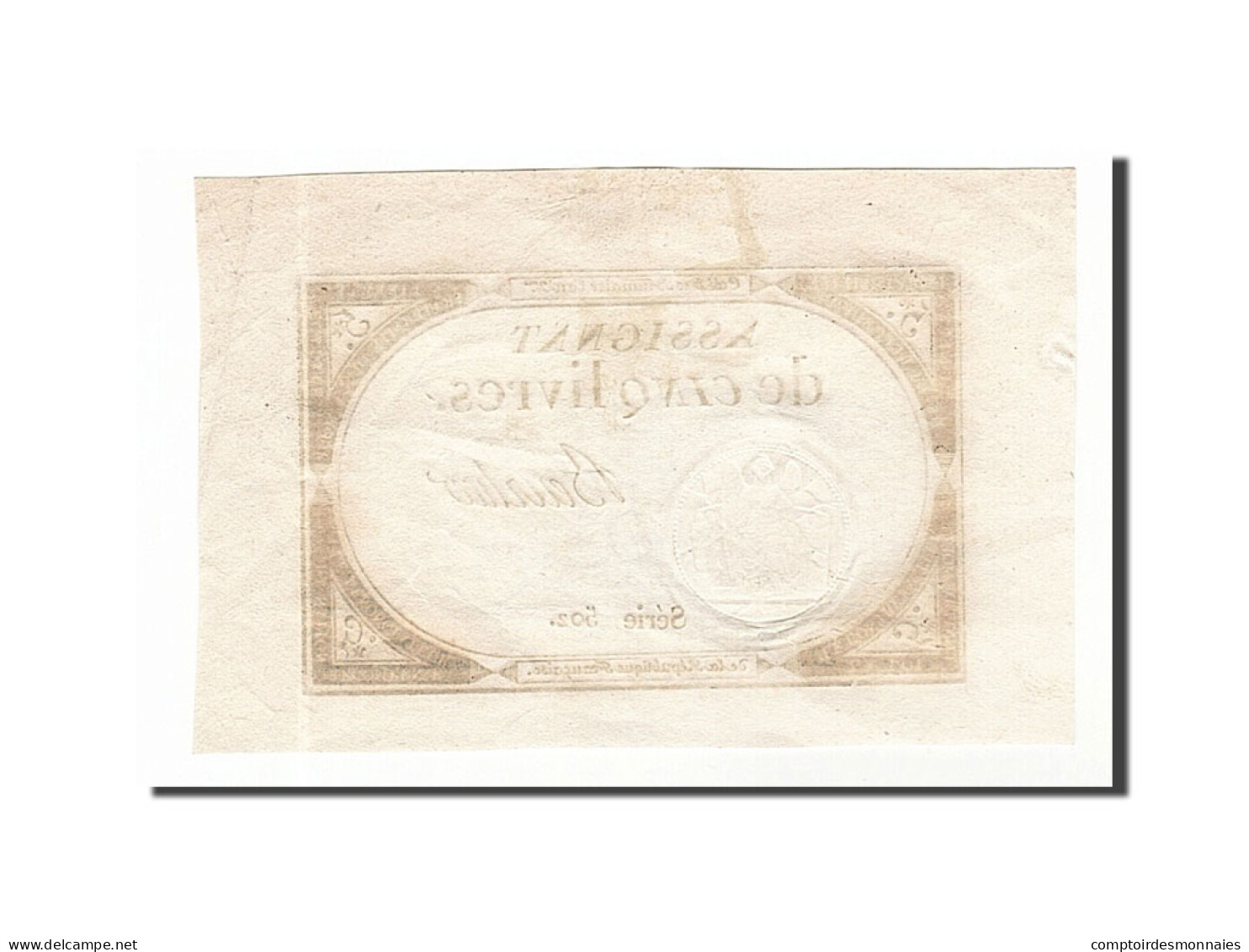 Billet, France, 5 Livres, 1793, Beurlier, SPL, KM:A76, Lafaurie:171 - Assignats