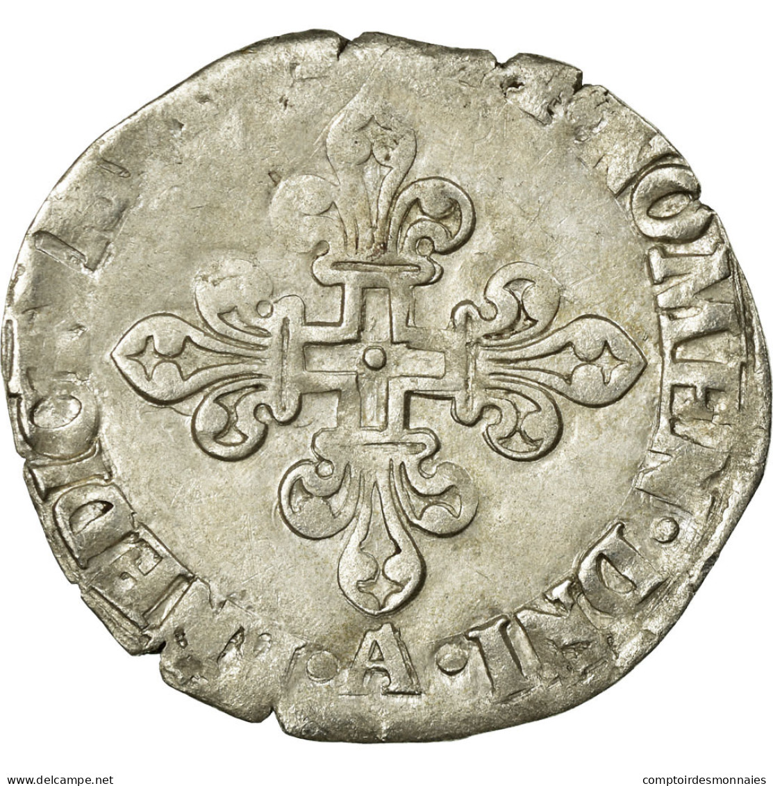 Monnaie, France, Demi Gros De Nesle, 1551, Paris, TB+, Argent, Sombart:4458. - 1547-1559 Heinrich II.