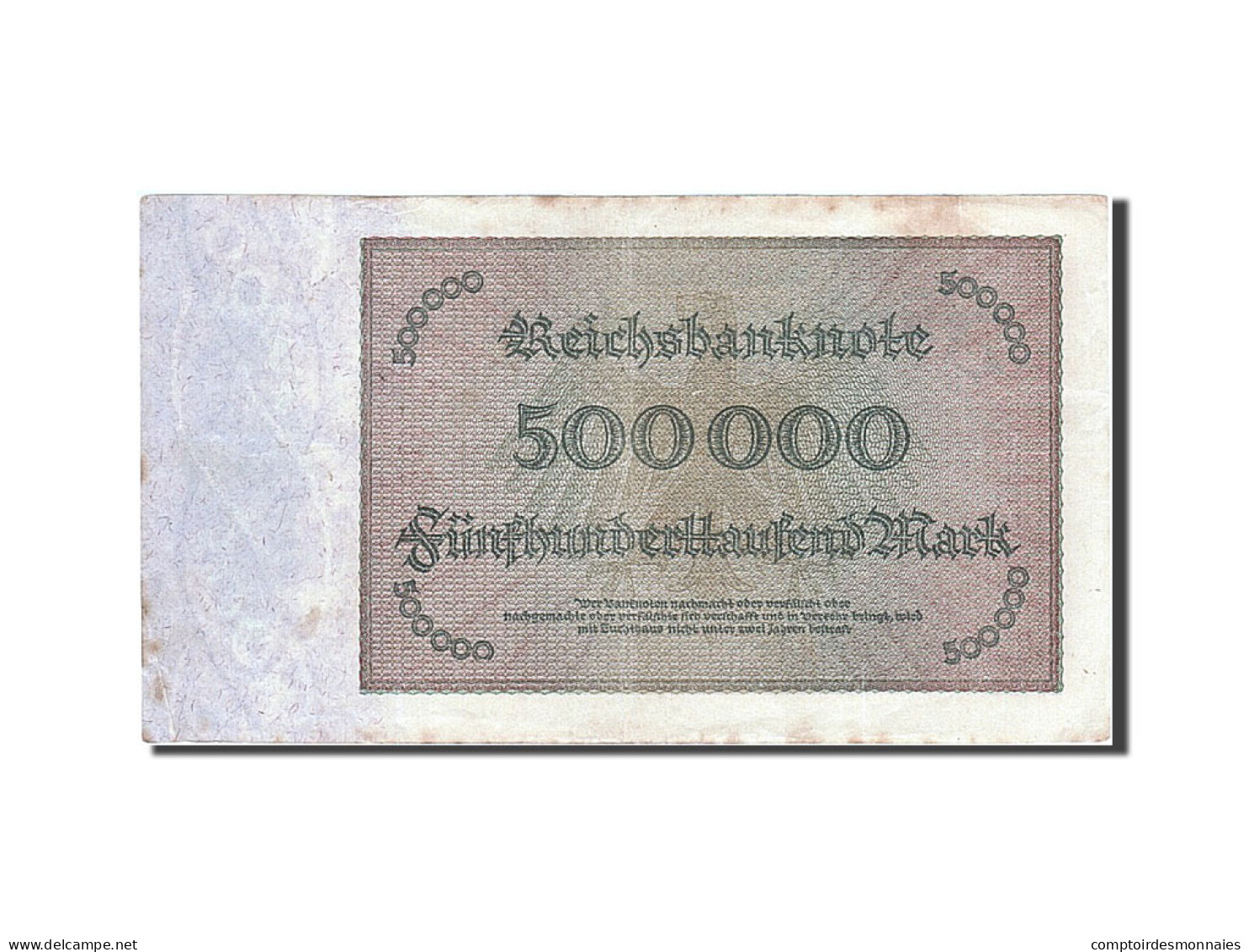 Billet, Allemagne, 500,000 Mark, 1923, 1923-05-01, TTB - 5 Millionen Mark