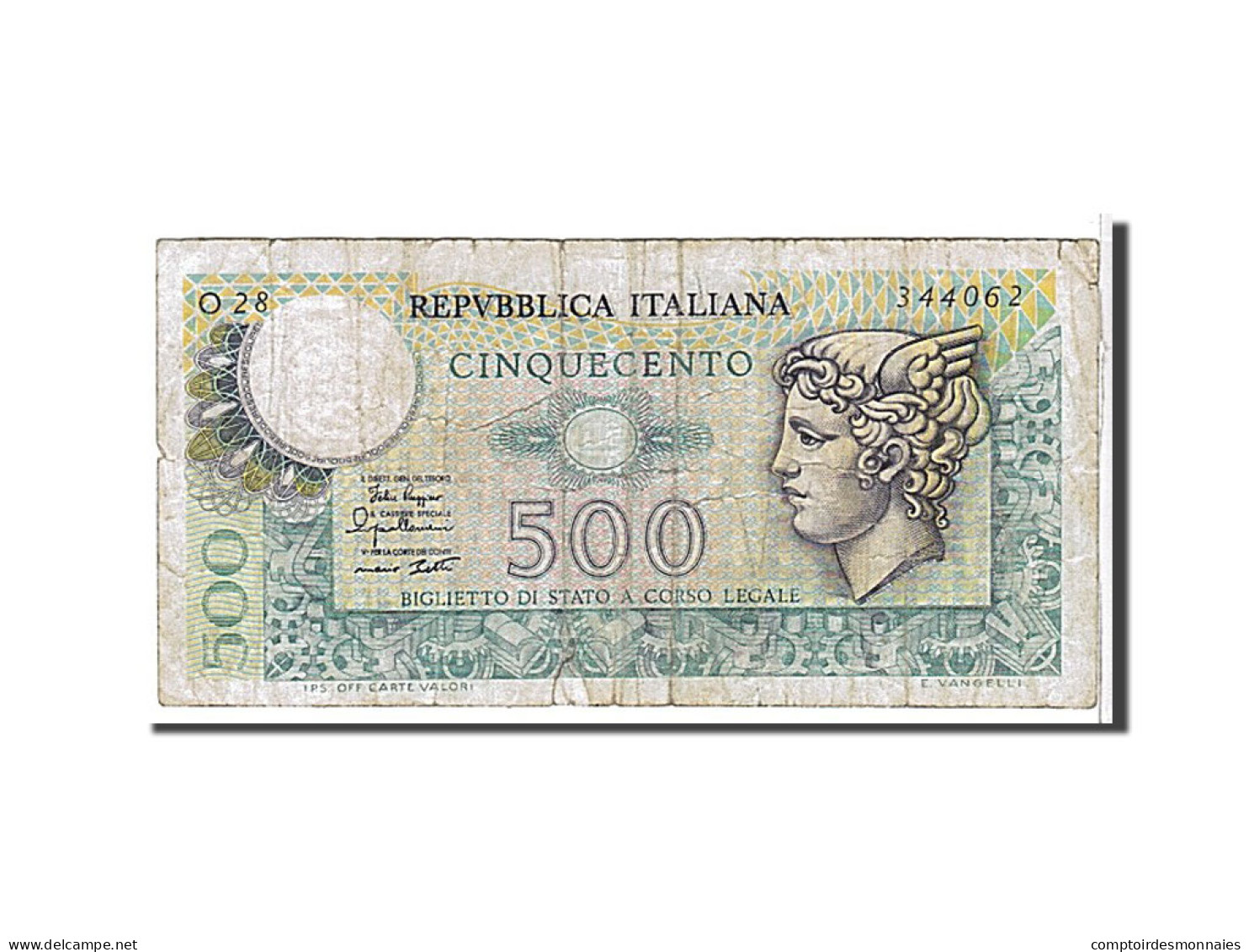 Billet, Italie, 500 Lire, 1979, KM:94, B - 500 Lire