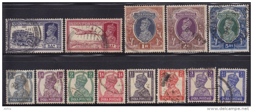 3136. India, Old Stamp Accumulation, Used (o) - Collections, Lots & Séries
