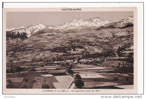 CHORGES (H A) 865 M VUE GENERALE PRISE DU SUD 1936 - Sonstige & Ohne Zuordnung