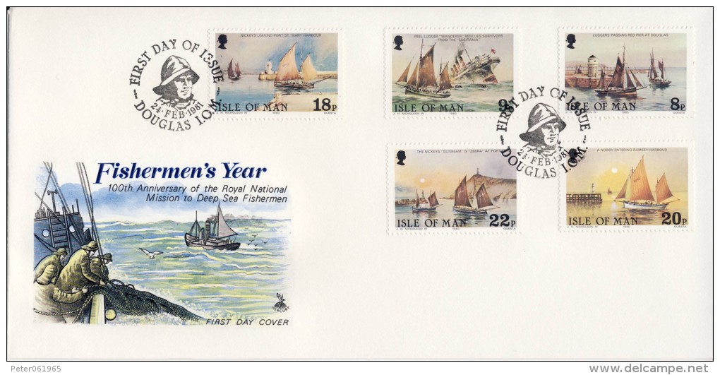 FDC Isle Of Man 1981 - 1981-1990 Decimale Uitgaven