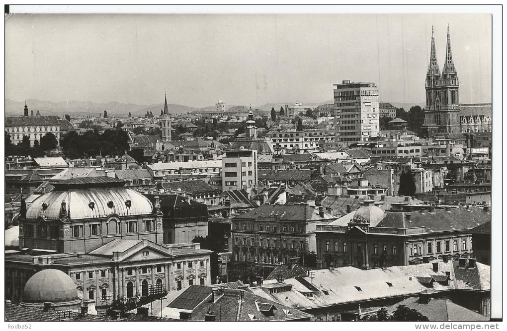 CPSM - Zagreb - Panorama - Croatie