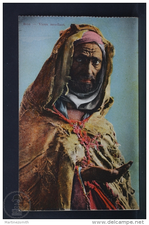 Old Africa Postcard - Vieux Mendiant/ Old Beggar - Africa